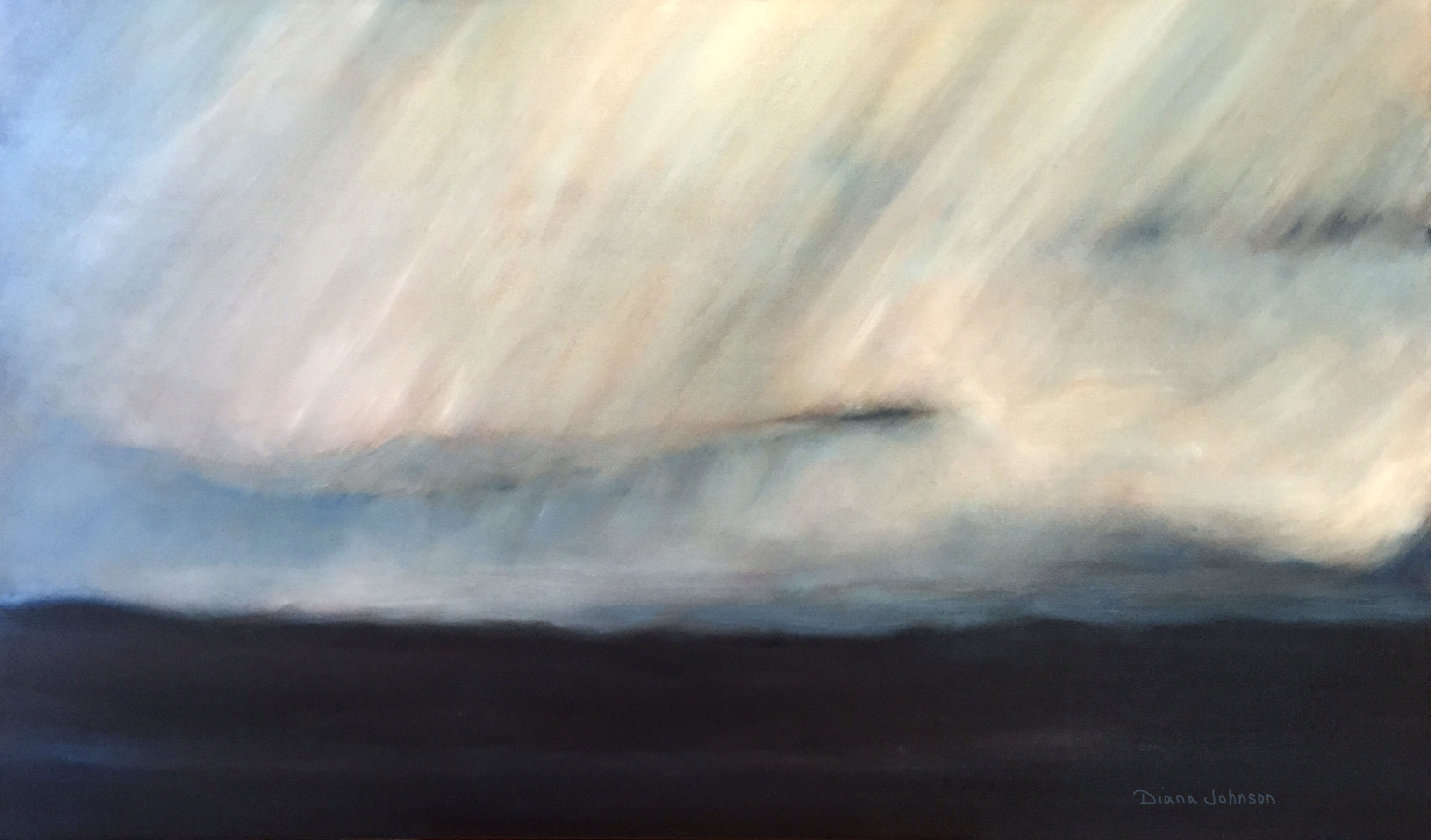 bstract Seascape Painting by Diana Johnson, Fine Artist Based in Charlottesville and Lexington Abstract Seascape Painting by Diana Johnson